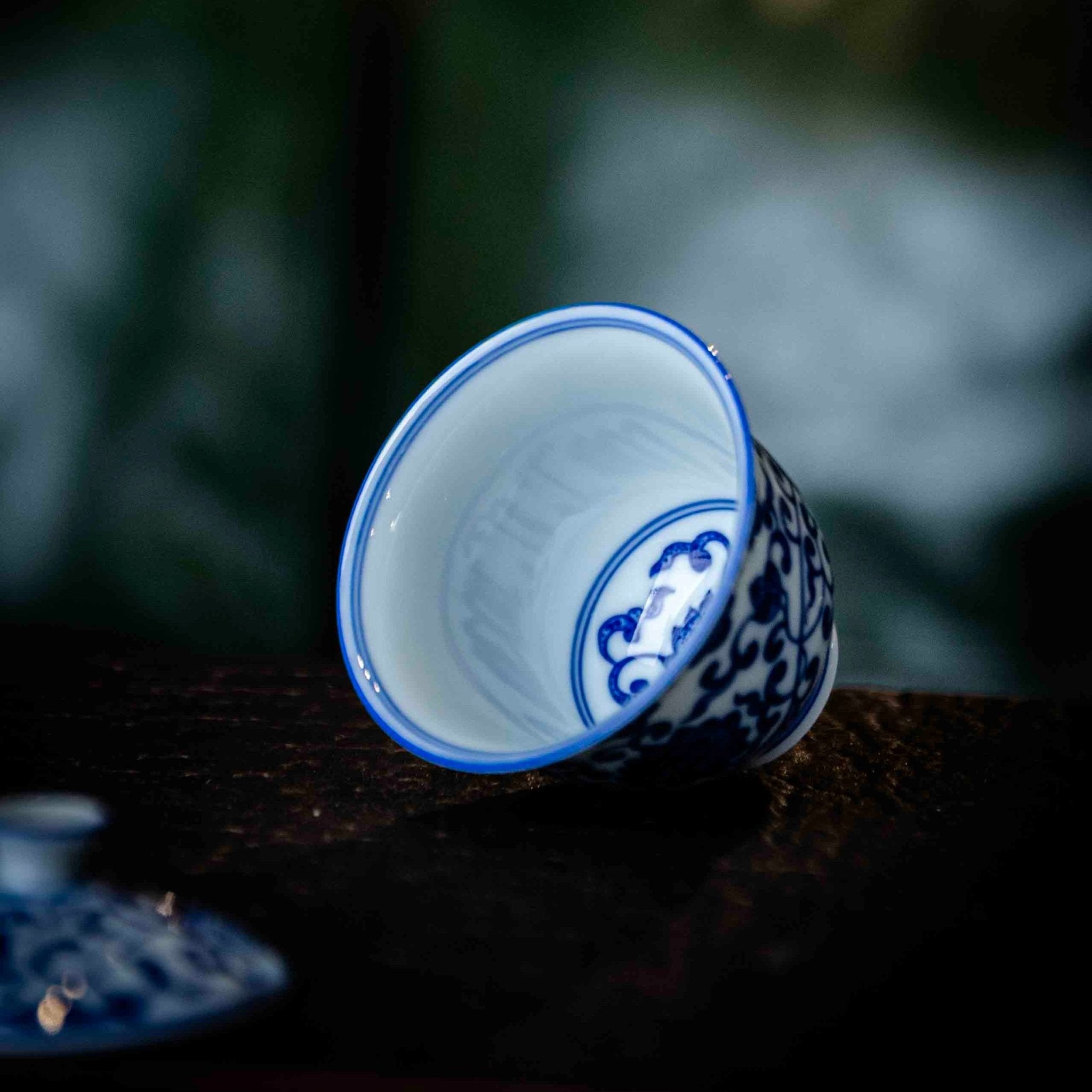 Chan Zhi Lian 70cc - Jing De Zhen Porcelain Gaiwan zycschina