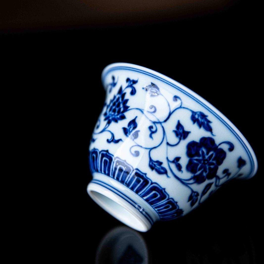Chan Zhi Lian 75cc - Jing De Zhen Porcelain Gaiwan zycschina