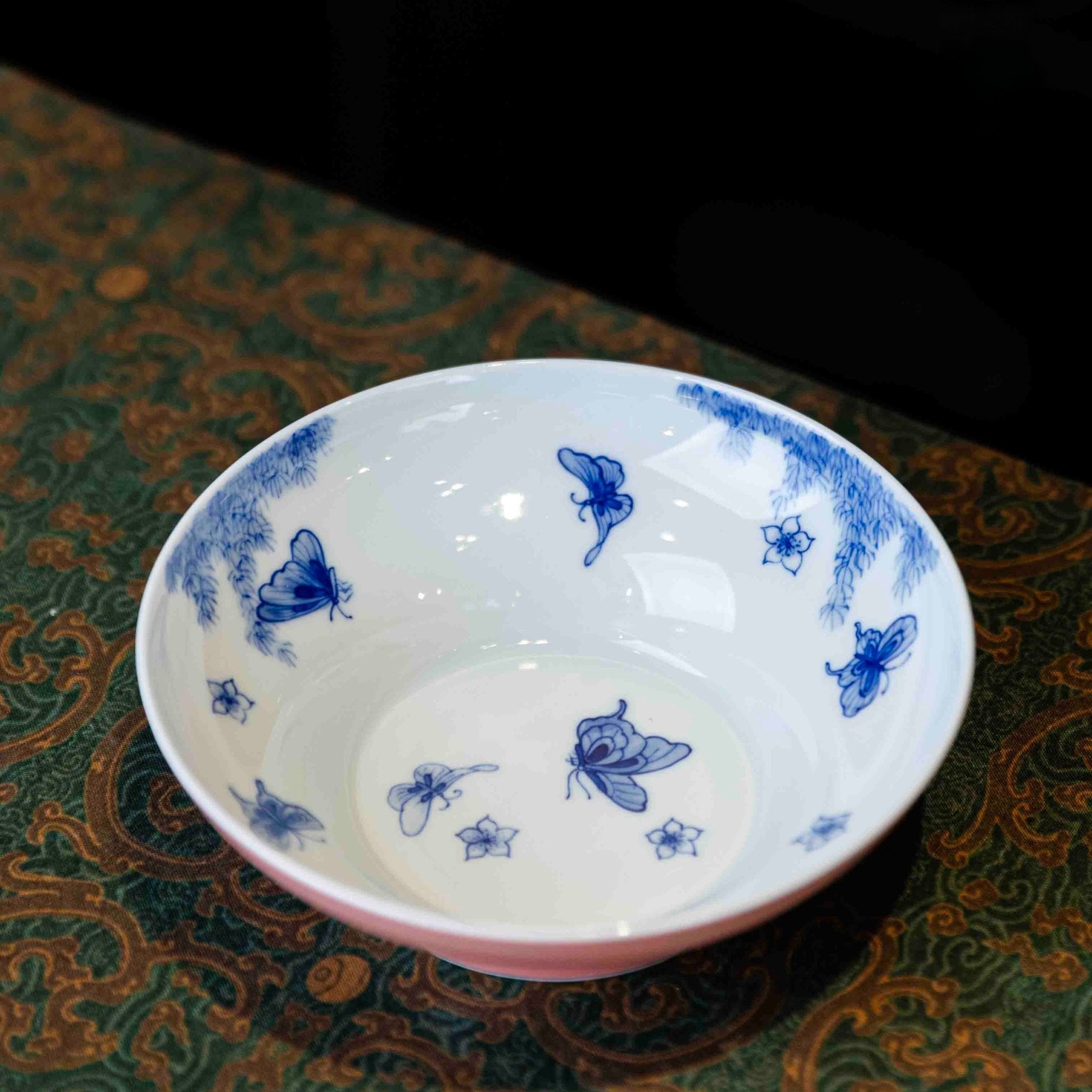 Die Lian Hua 120cc - Jing De Zhen Porcelain Gaiwan - zycs_China