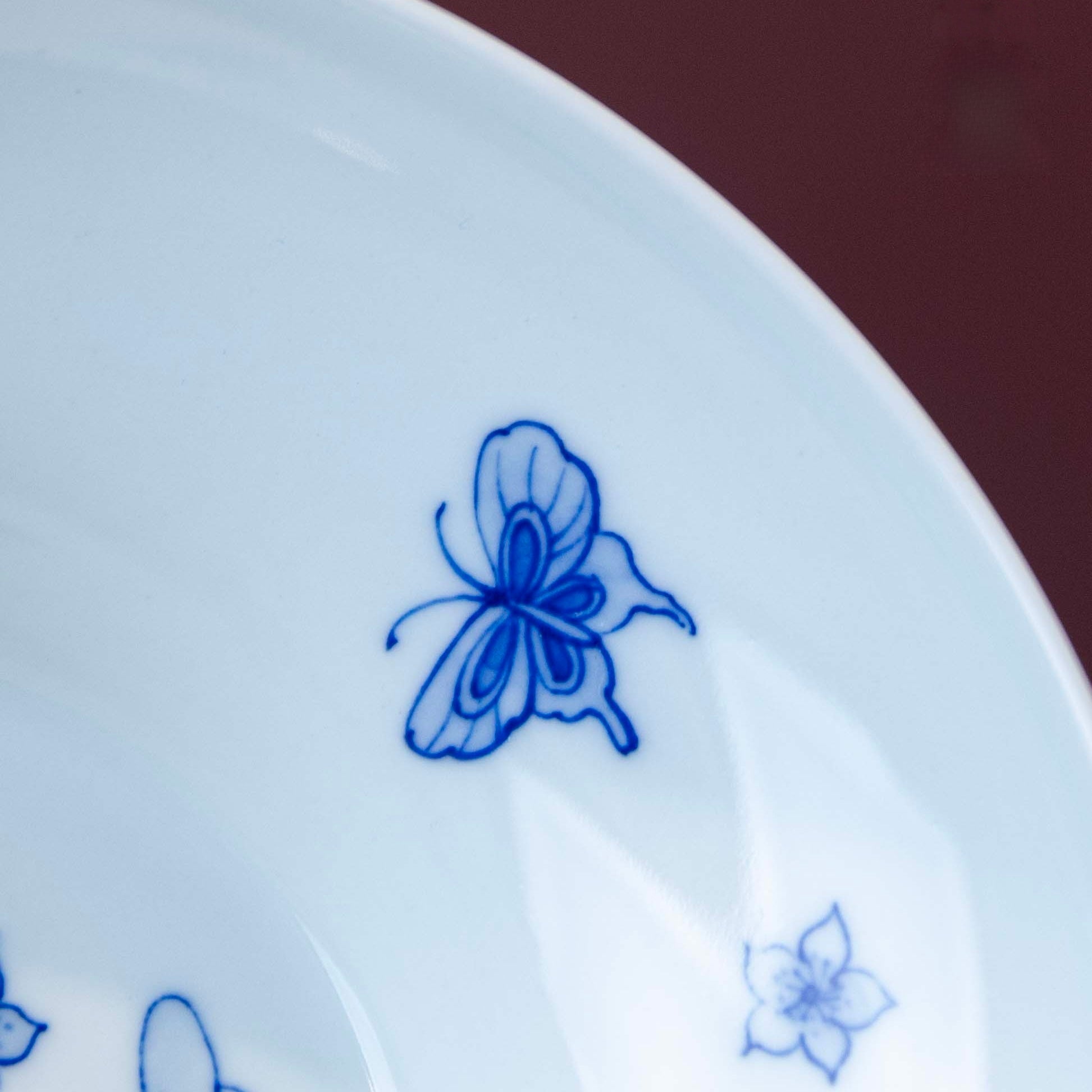 Die Lian Hua 120cc - Jing De Zhen Porcelain Gaiwan - zycs_China