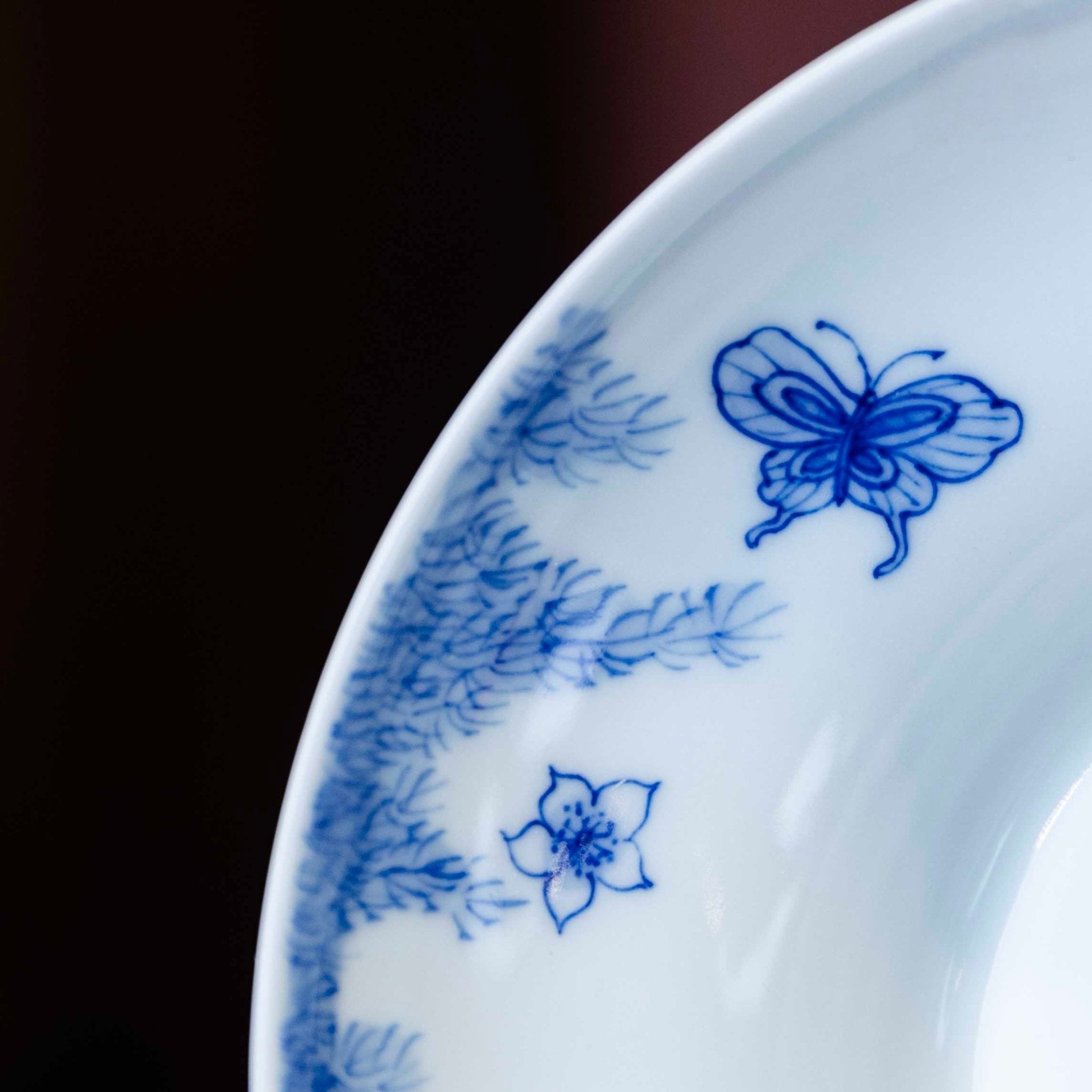 Die Lian Hua 120cc - Jing De Zhen Porcelain Gaiwan - zycs_China
