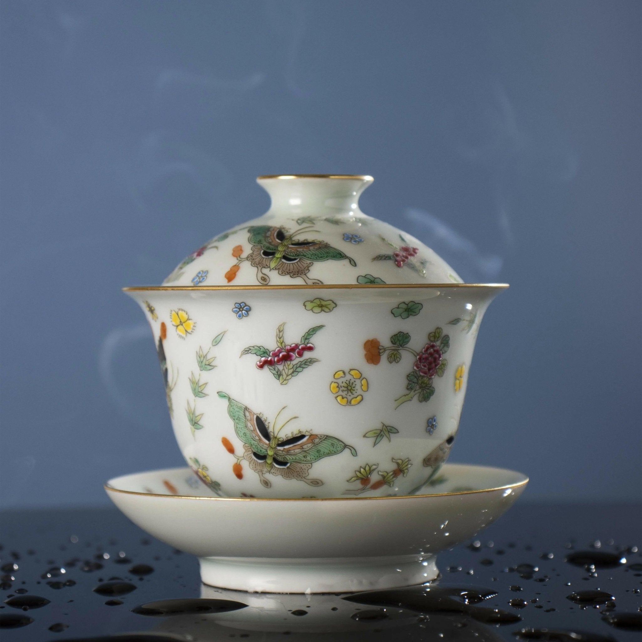 Die Lian Hua - Jing De Zhen Porcelain Gaiwan - zycs_China - tea - teapot