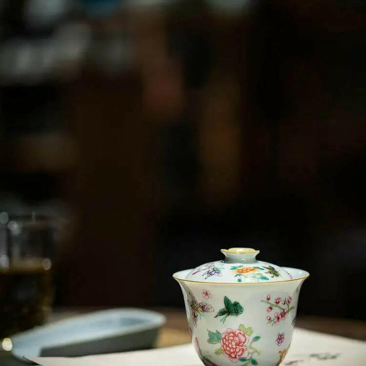 Die Lian Hua - Jing De Zhen Porcelain Gaiwan - zycs_China - tea - teapot