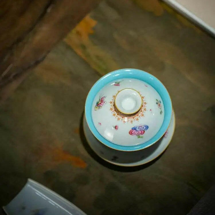 Die Lian Hua - Jing De Zhen Porcelain Gaiwan - zycs_China - tea - teapot