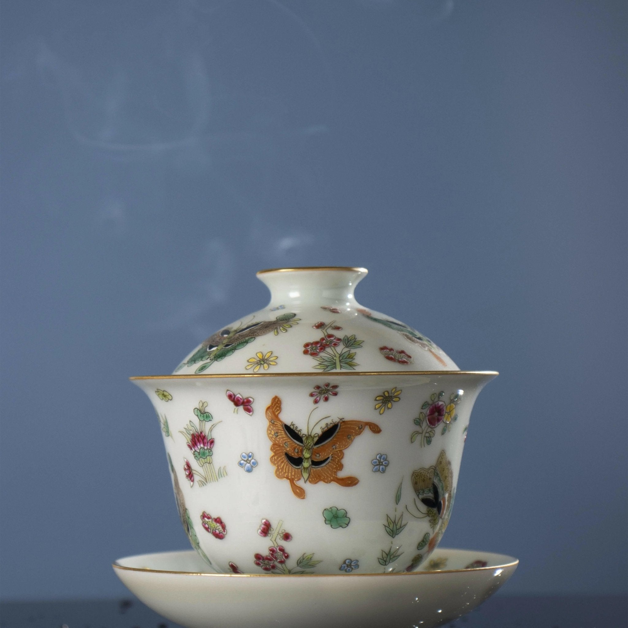 Die Lian Hua - Jing De Zhen Porcelain Gaiwan - zycs_China - tea - teapot