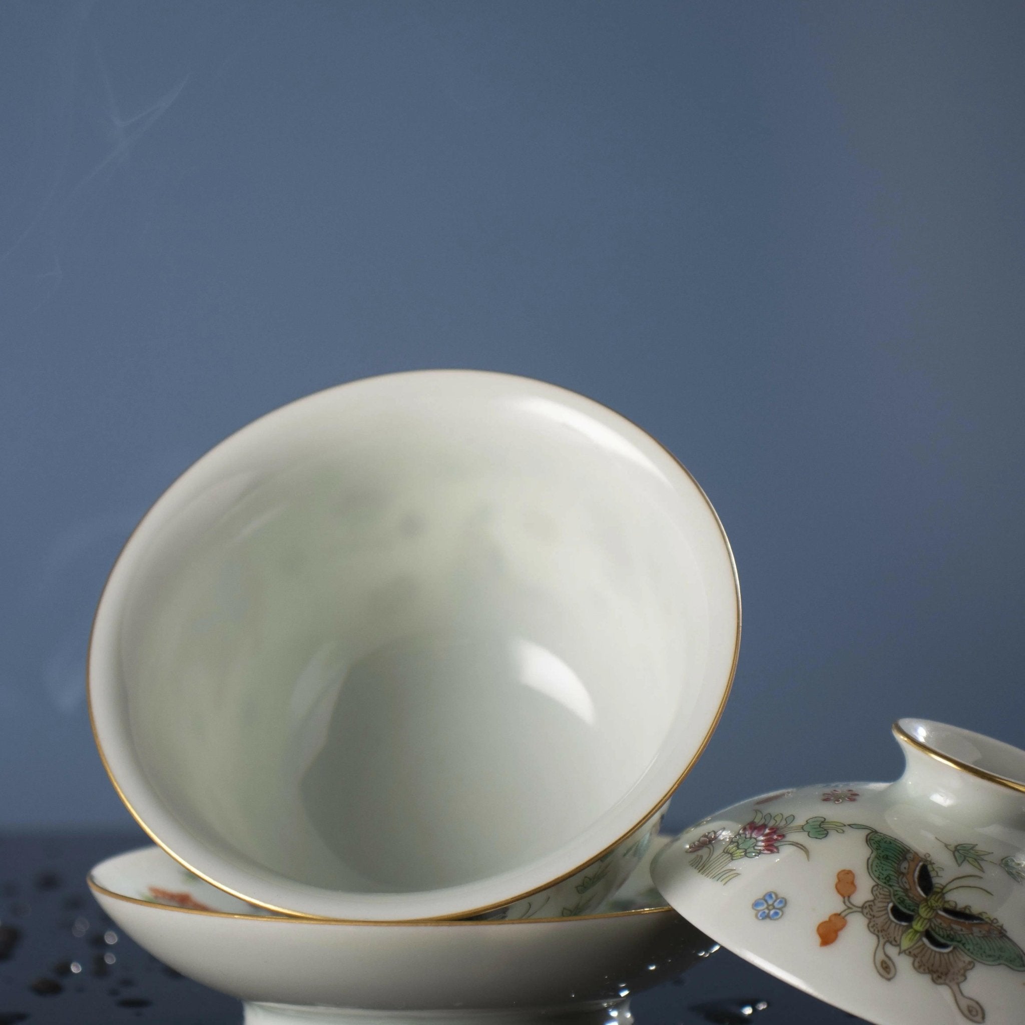 Die Lian Hua - Jing De Zhen Porcelain Gaiwan - zycs_China - tea - teapot