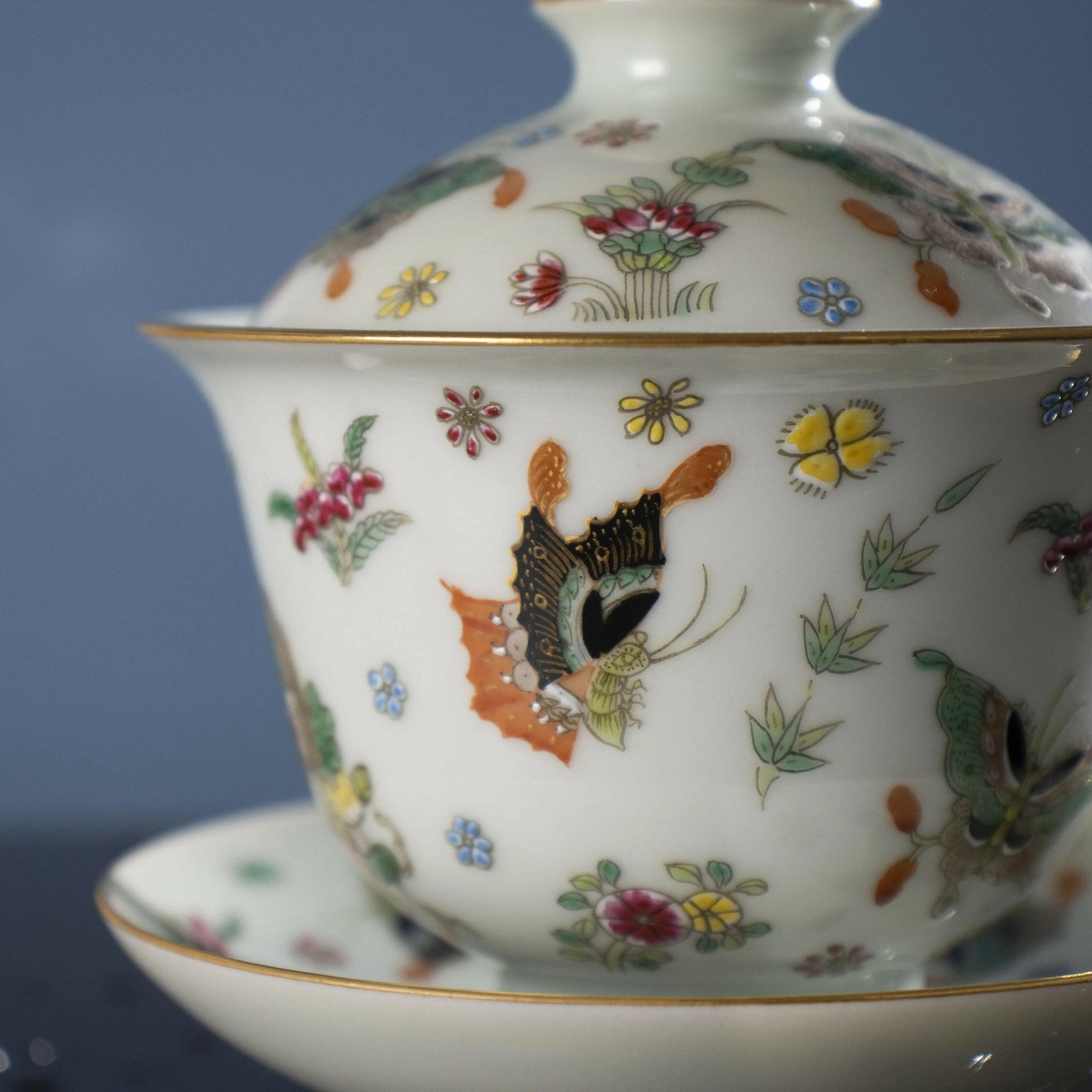 Die Lian Hua - Jing De Zhen Porcelain Gaiwan - zycs_China - tea - teapot