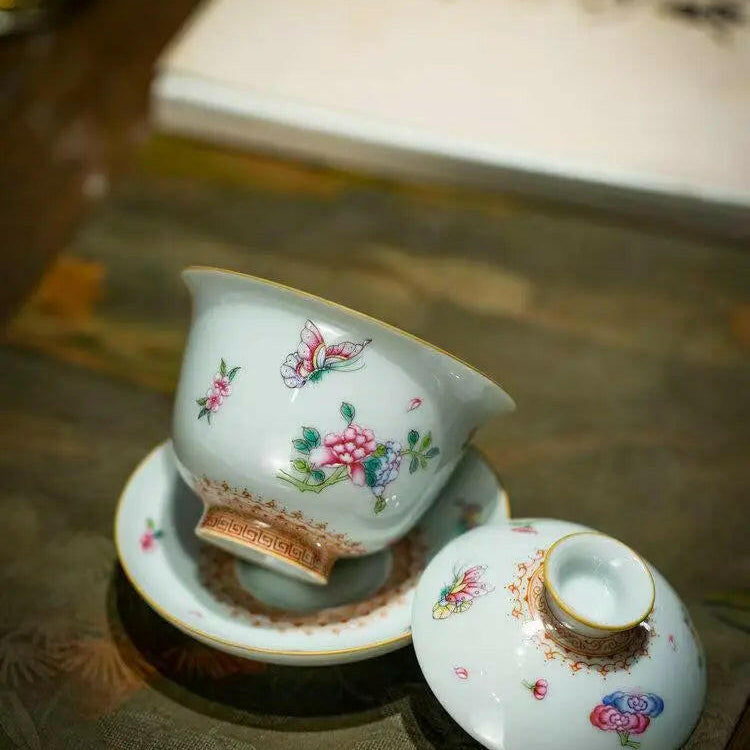 Die Lian Hua - Jing De Zhen Porcelain Gaiwan - zycs_China - tea - teapot