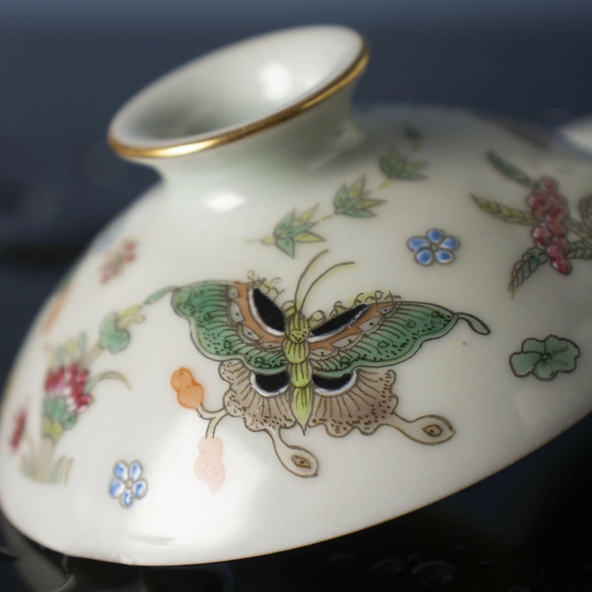 Die Lian Hua - Jing De Zhen Porcelain Gaiwan - zycs_China - tea - teapot