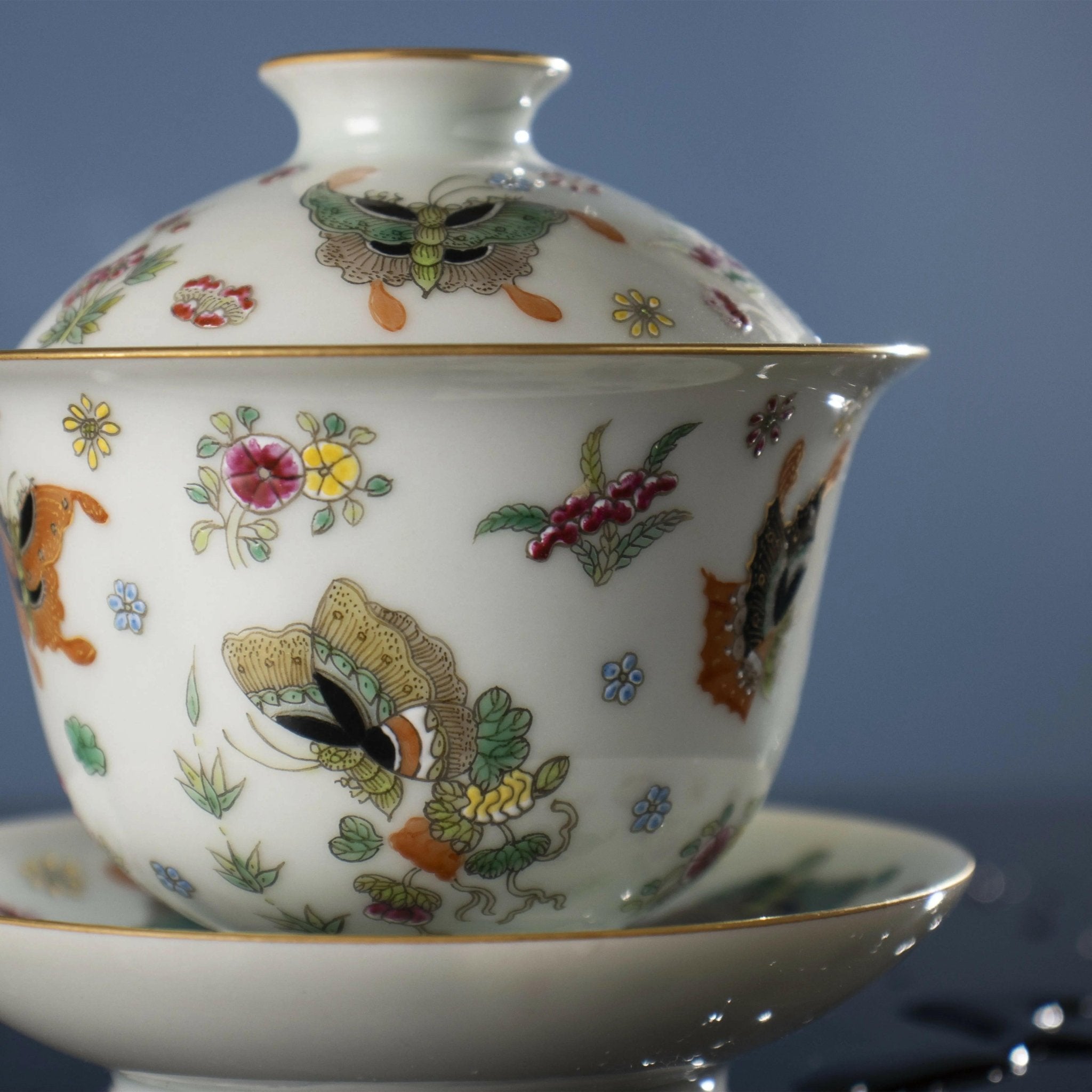 Die Lian Hua - Jing De Zhen Porcelain Gaiwan - zycs_China - tea - teapot