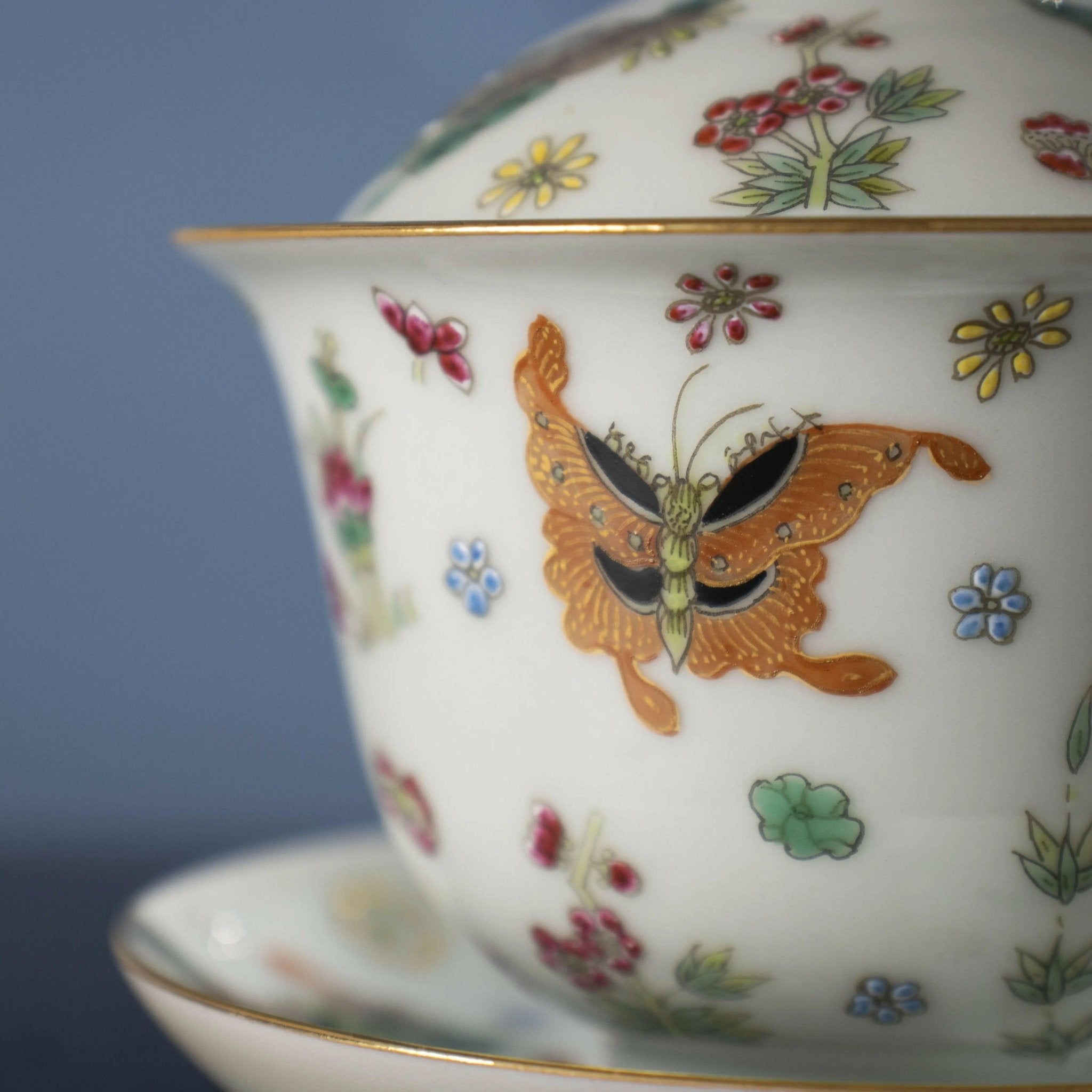 Die Lian Hua - Jing De Zhen Porcelain Gaiwan - zycs_China - tea - teapot