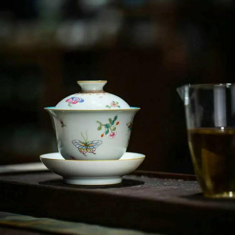 Die Lian Hua - Jing De Zhen Porcelain Gaiwan - zycs_China - tea - teapot