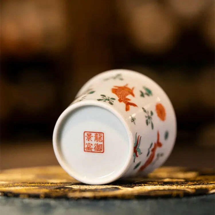 Fan Hong Yu Zao - Jing De Zhen Porcelain Teacup - zycs_China - tea - teapot