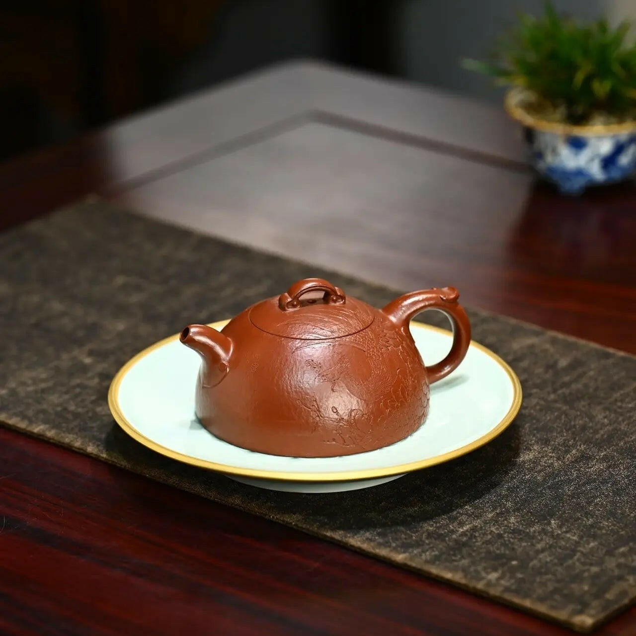 Gui Fei Ru Yi 230cc - Yixing Handmade Teapot - zycs_China - tea - teapot