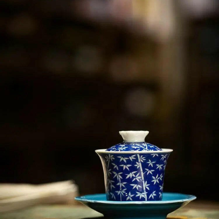 Guo Qiang Zhu - Jing De Zhen Porcelain Gaiwan - zycs_China - tea - teapot