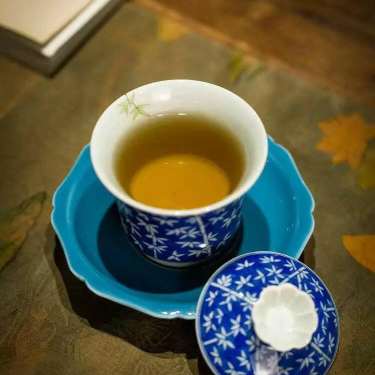Guo Qiang Zhu - Jing De Zhen Porcelain Gaiwan - zycs_China - tea - teapot