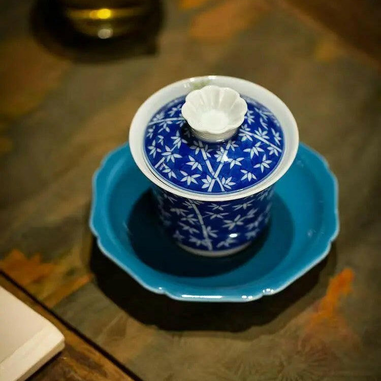 Guo Qiang Zhu - Jing De Zhen Porcelain Gaiwan - zycs_China - tea - teapot