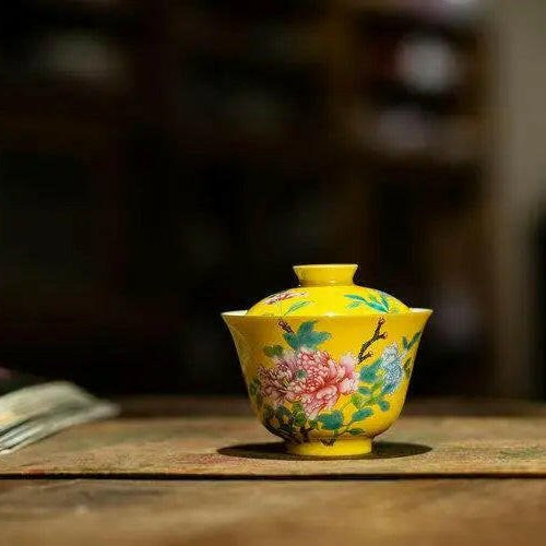Guo Se Tian Xiang - Jing De Zhen Porcelain Gaiwan - zycs_China - tea - teapot