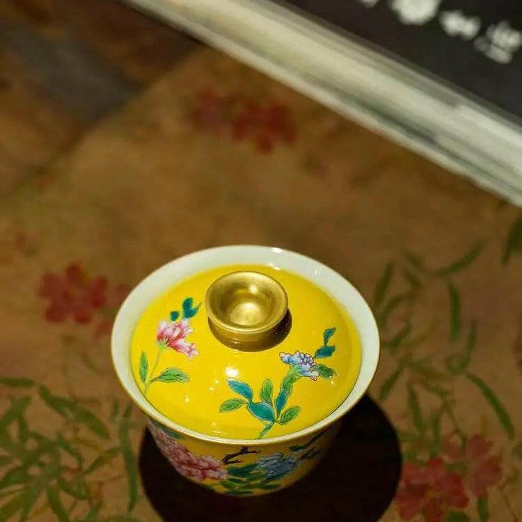 Guo Se Tian Xiang - Jing De Zhen Porcelain Gaiwan - zycs_China - tea - teapot