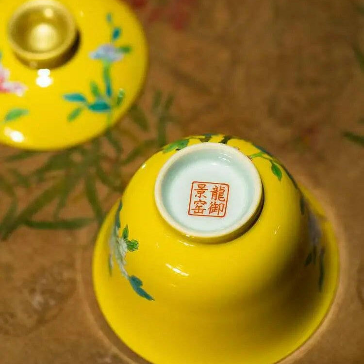 Guo Se Tian Xiang - Jing De Zhen Porcelain Gaiwan - zycs_China - tea - teapot