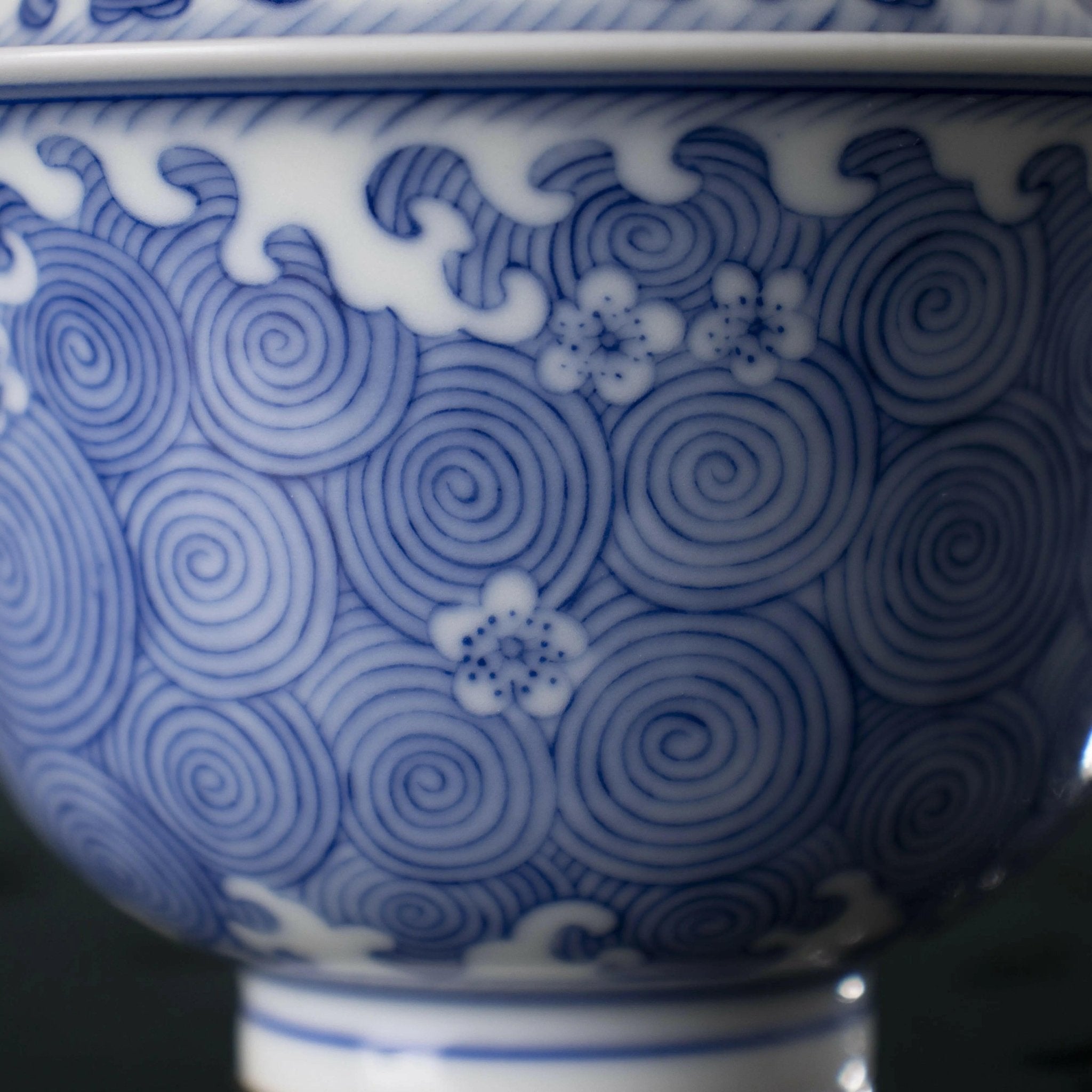 Hai Shui Mei Hua - Jing De Zhen Porcelain Gaiwan - zycs_China - tea - teapot