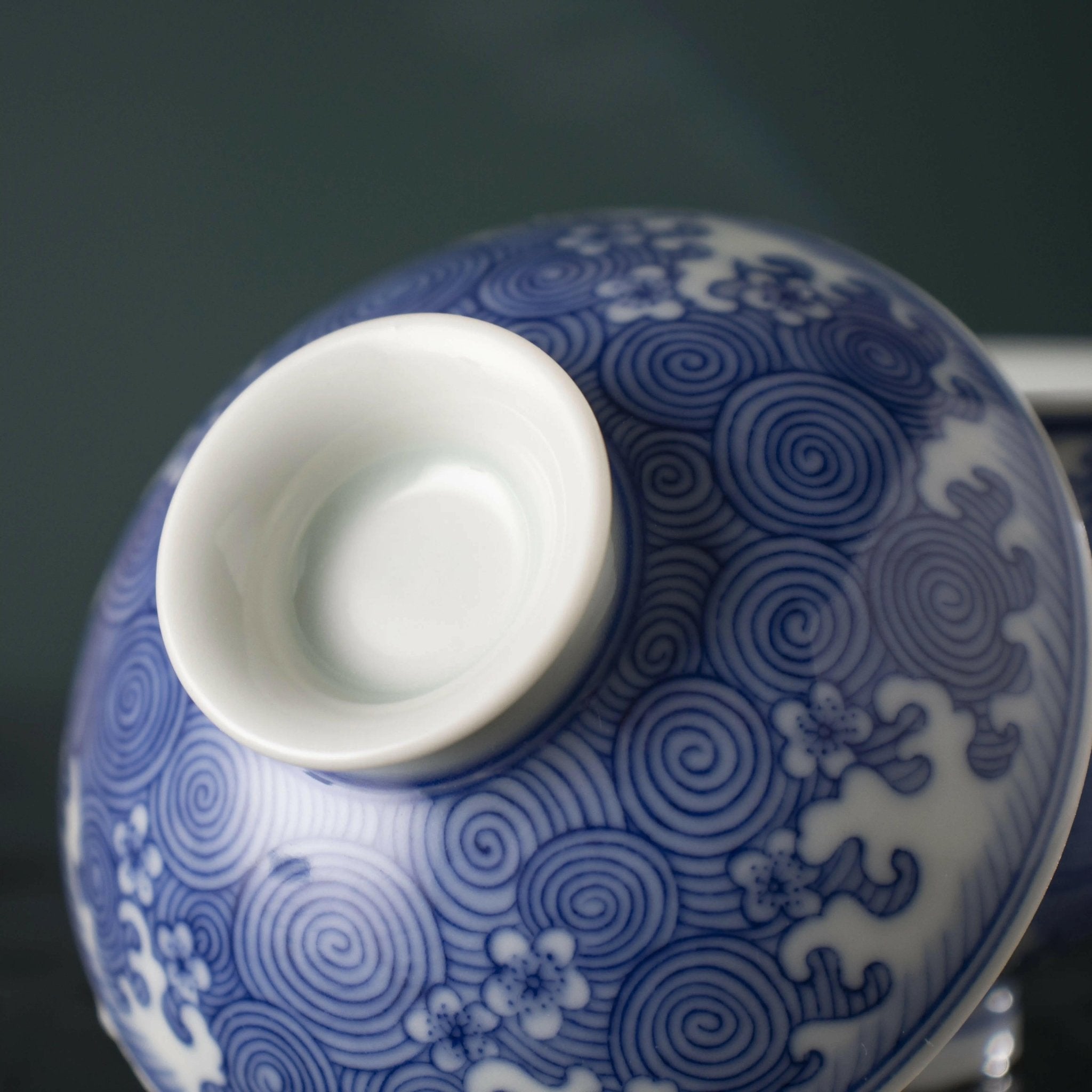 Hai Shui Mei Hua - Jing De Zhen Porcelain Gaiwan - zycs_China - tea - teapot