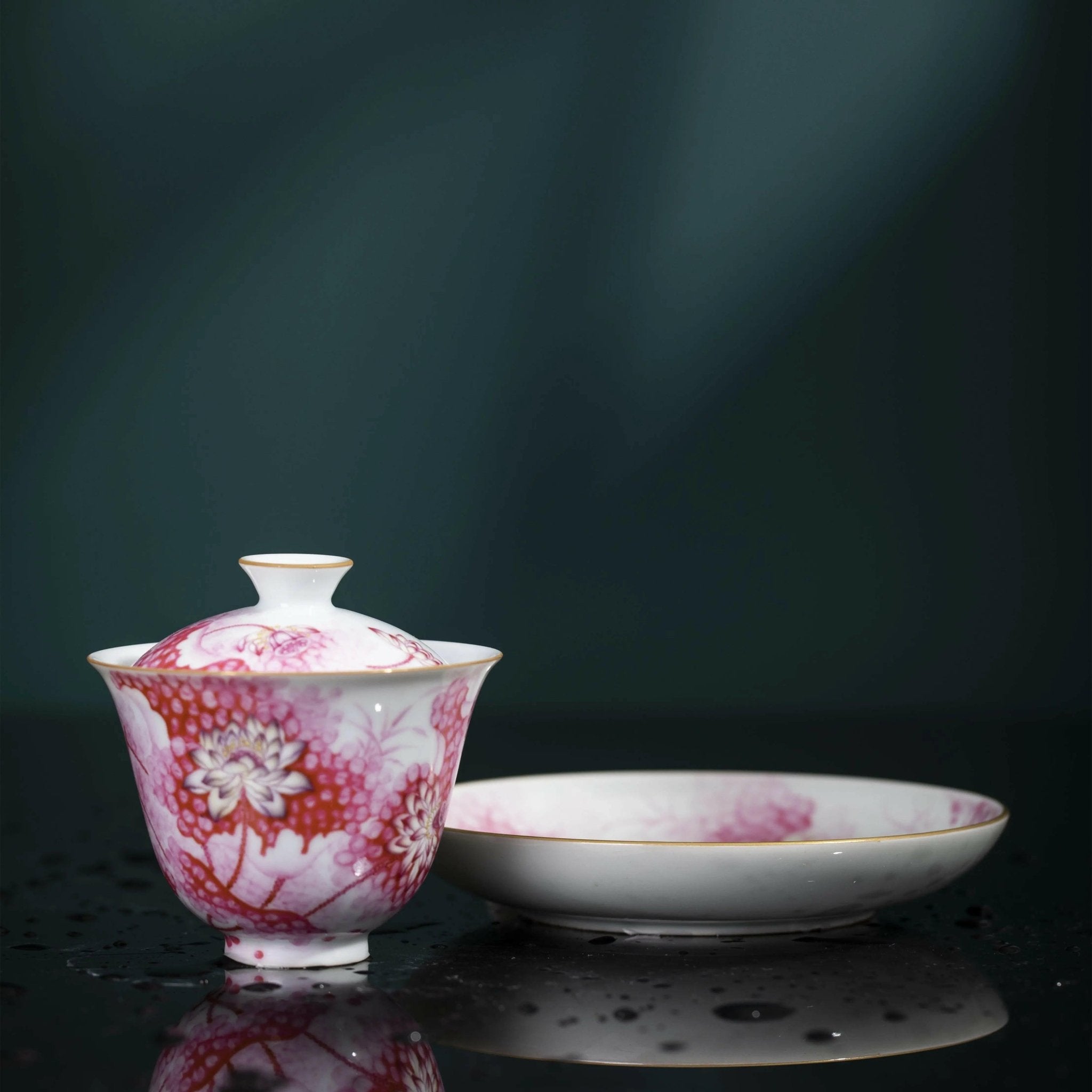 He Hua - Jing De Zhen Porcelain Gaiwan - zycs_China - tea - teapot