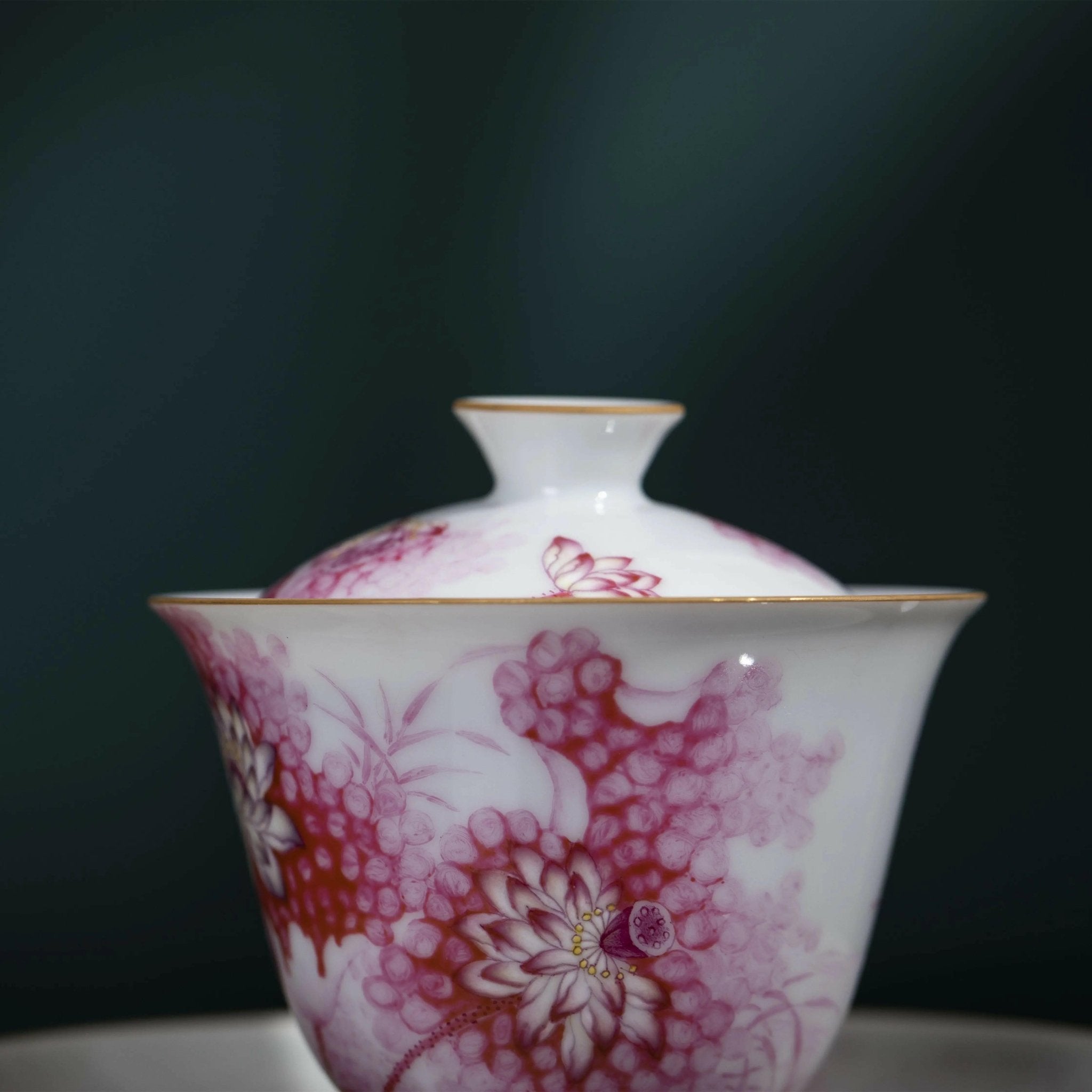 He Hua - Jing De Zhen Porcelain Gaiwan - zycs_China - tea - teapot