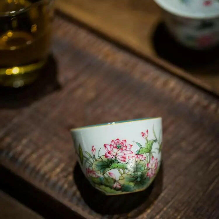 He Hua - Jing De Zhen Porcelain Teacup - zycs_China - tea - teapot