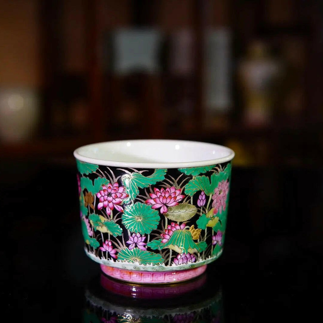 He Tang Ya Qu Zhu Ren Bei - Jing De Zhen Porcelain Teacup - zycs_China - tea - teapot