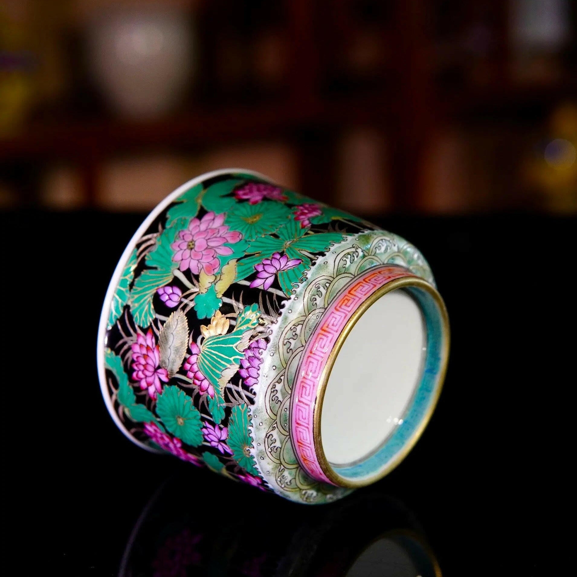 He Tang Ya Qu Zhu Ren Bei - Jing De Zhen Porcelain Teacup - zycs_China - tea - teapot