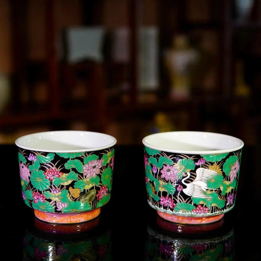 He Tang Ya Qu Zhu Ren Bei - Jing De Zhen Porcelain Teacup - zycs_China - tea - teapot