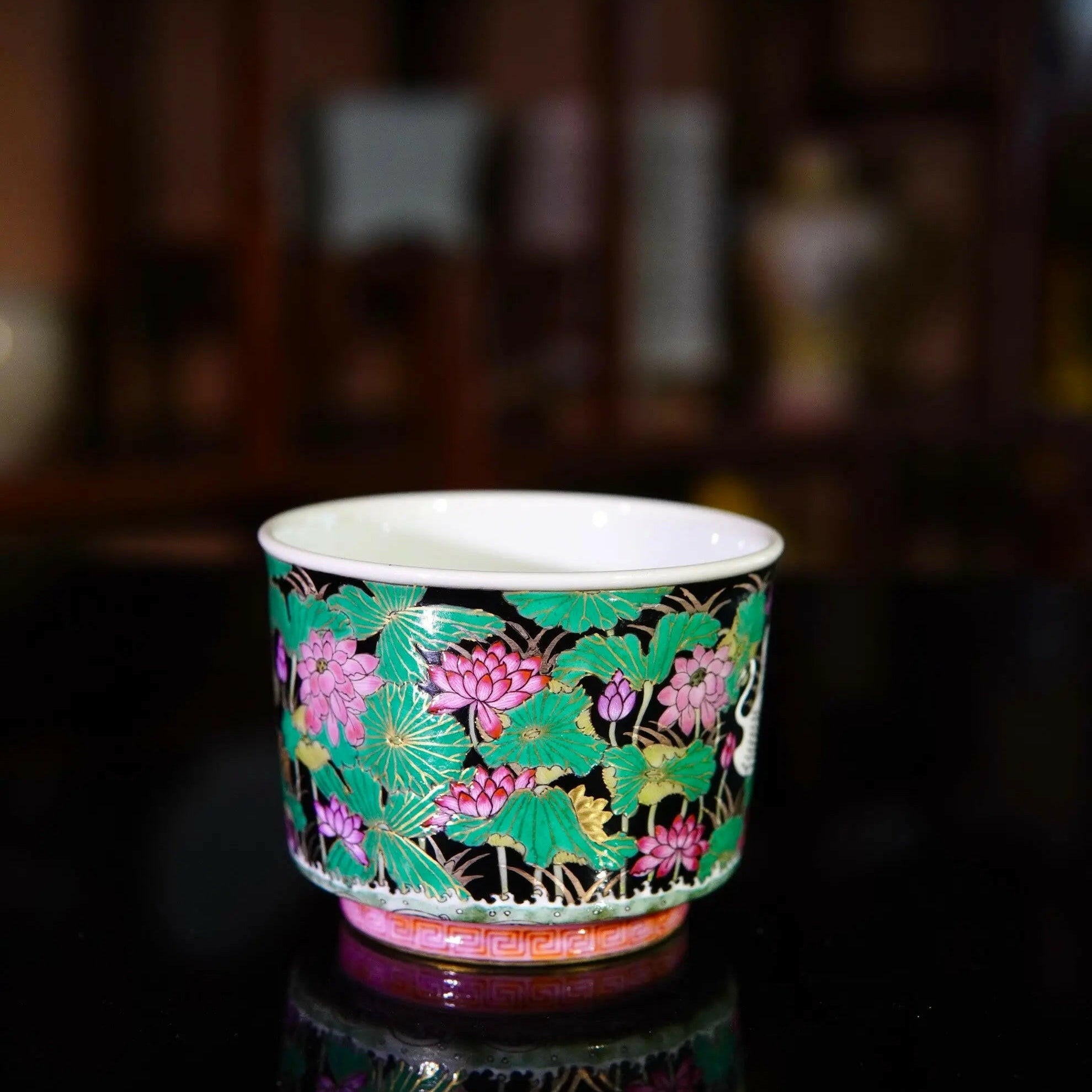 He Tang Ya Qu Zhu Ren Bei - Jing De Zhen Porcelain Teacup - zycs_China - tea - teapot