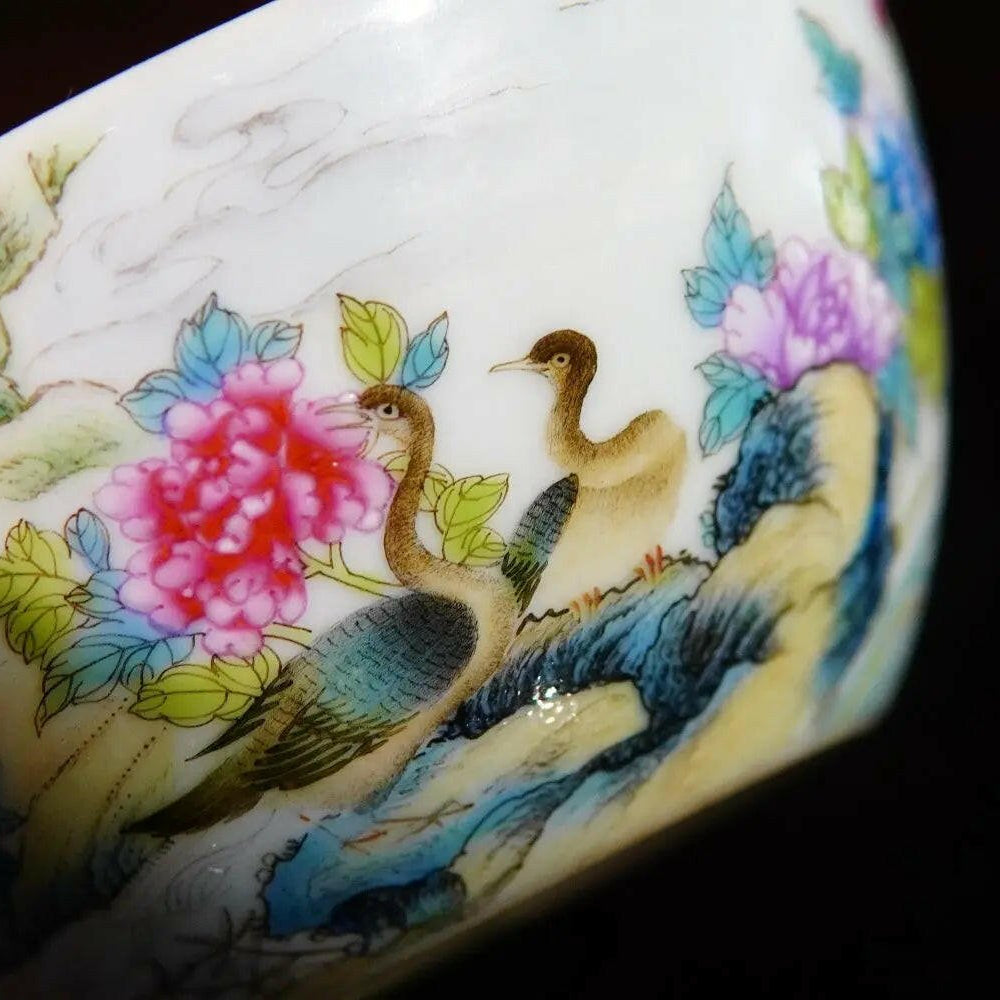 Hong Yun He Chang Zhu Ren Bei - Jing De Zhen Porcelain Teacup - zycs_China - tea - teapot