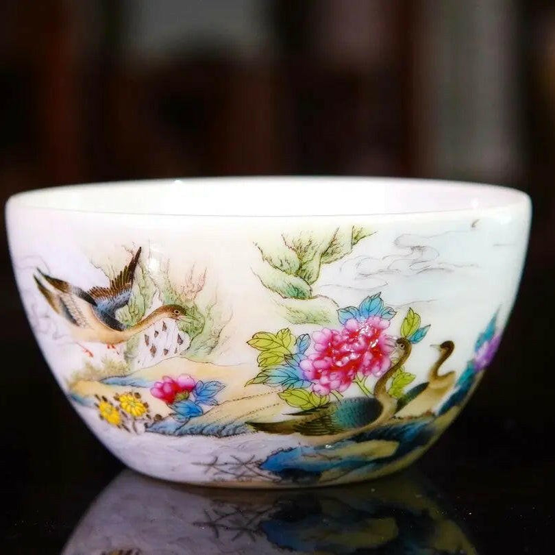 Hong Yun He Chang Zhu Ren Bei - Jing De Zhen Porcelain Teacup - zycs_China - tea - teapot