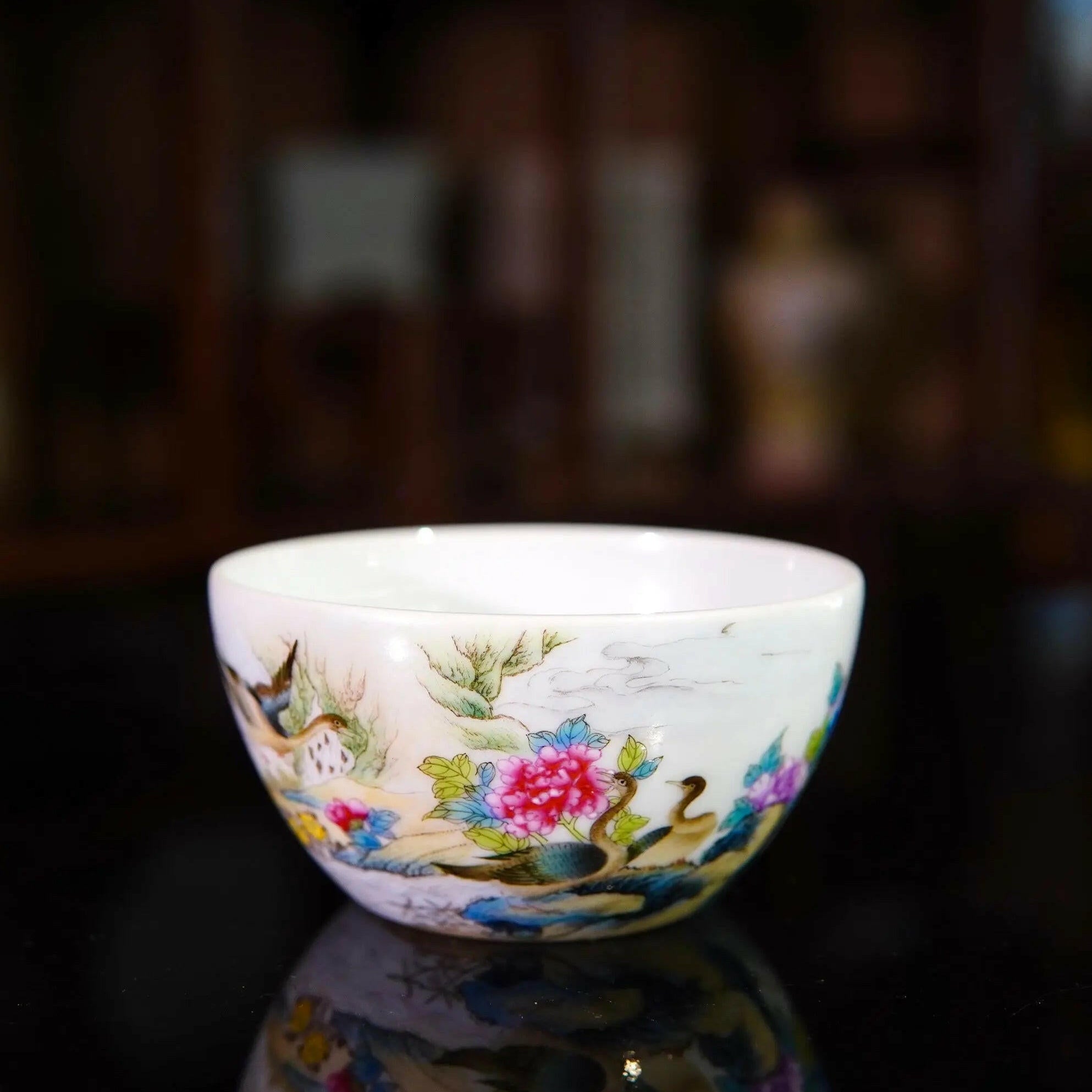 Hong Yun He Chang Zhu Ren Bei - Jing De Zhen Porcelain Teacup - zycs_China - tea - teapot