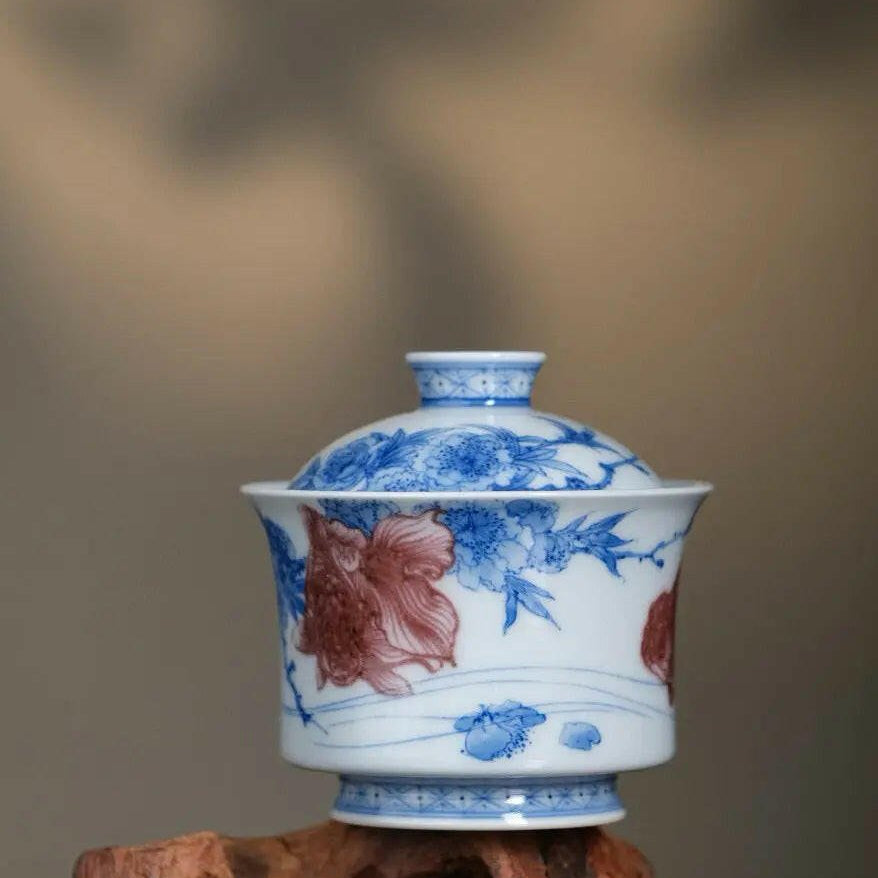 Hua Hui Jin Yu - Jing De Zhen Porcelain Gaiwan - zycs_China - tea - teapot