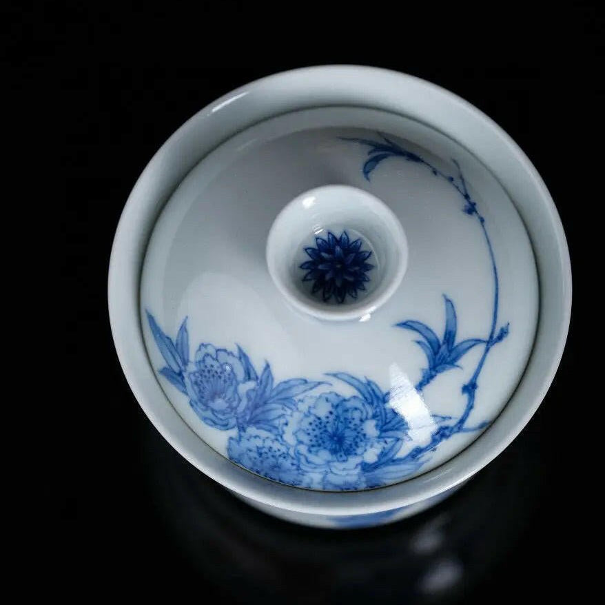 Hua Hui Jin Yu - Jing De Zhen Porcelain Gaiwan - zycs_China - tea - teapot
