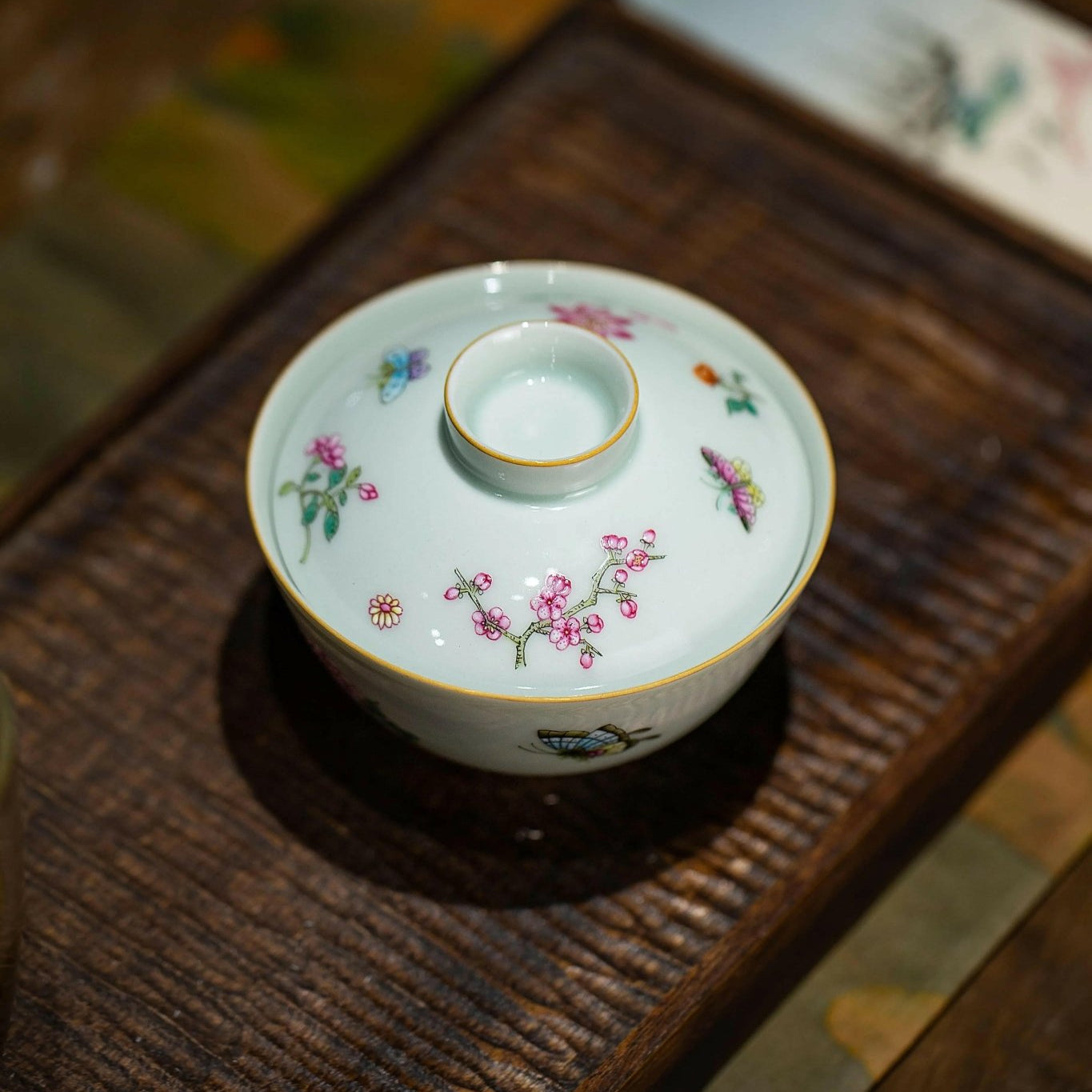 Hua Hui Yuan Bao - Jing De Zhen Porcelain Gaiwan - zycs_China - tea - teapot