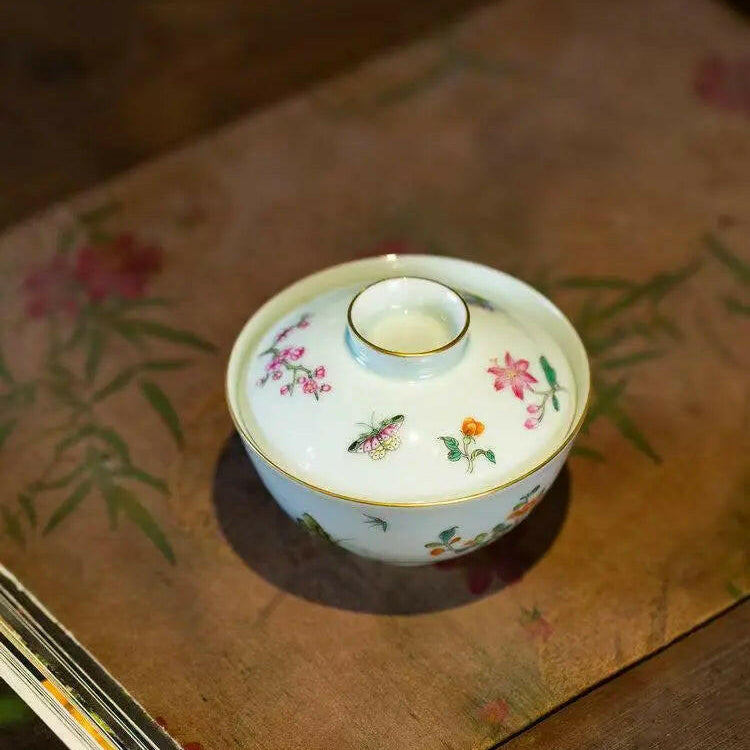 Hua Hui Yuan Bao - Jing De Zhen Porcelain Gaiwan - zycs_China - tea - teapot
