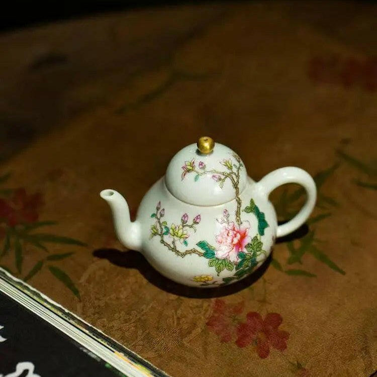 Hua Kai Fu Gui - Jing De Zhen Porcelain Teapot - zycs_China - tea - teapot