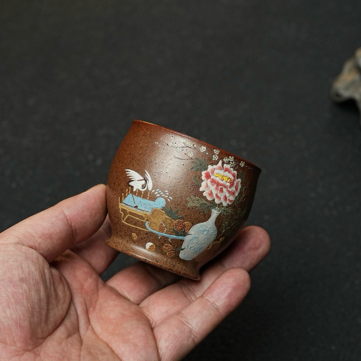 Hua Ting Yuan Rong 130cc - Yixing Handmade Teacup - zycs_China