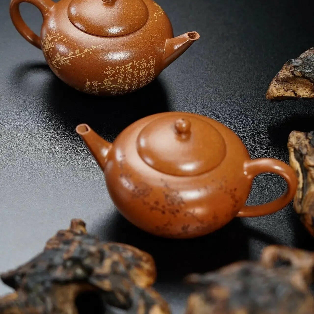 Hua Yun Shui Ping Teapot 180cc - Yixing Handmade Teapot - zycs_China - tea - teapot