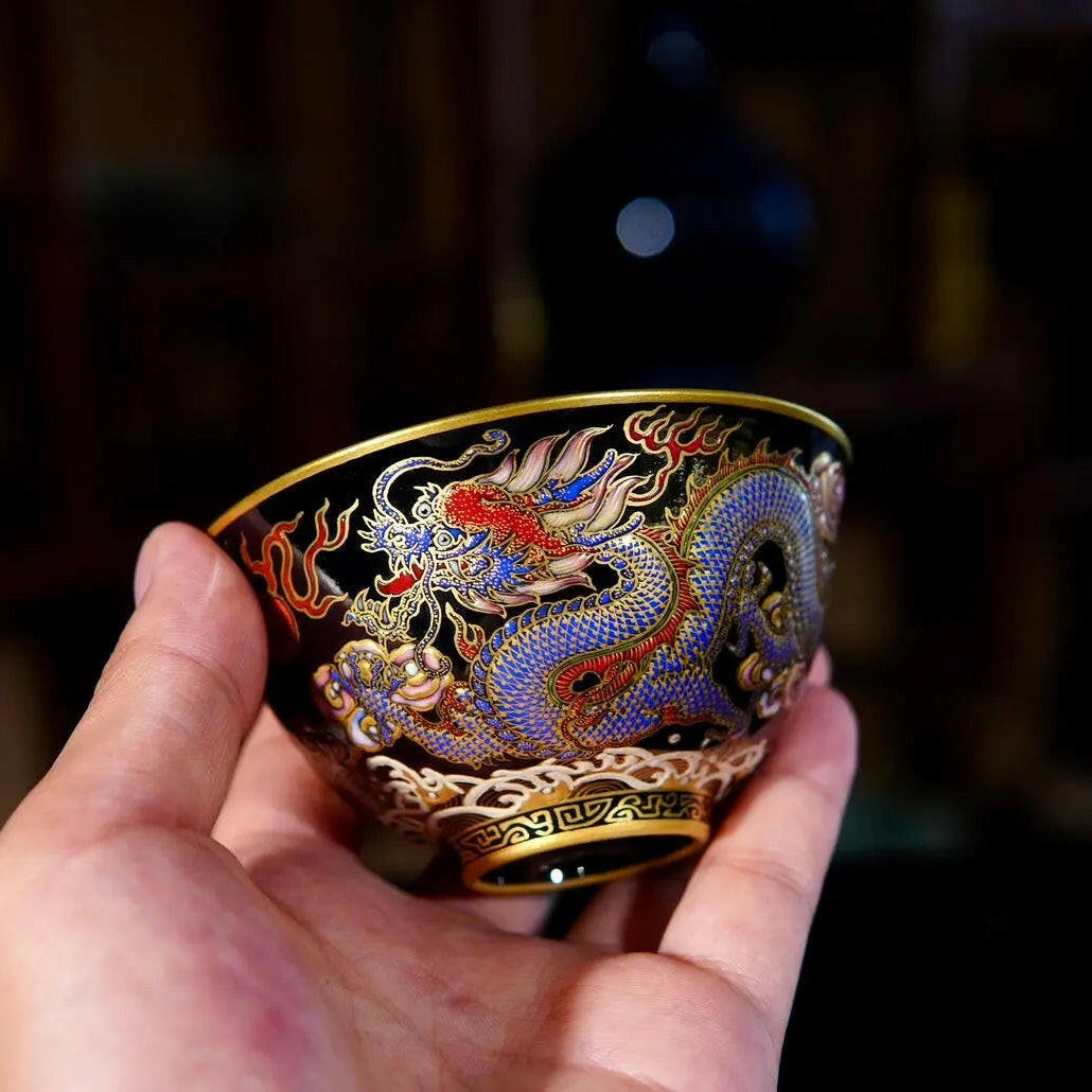 Huan Ying Long Wen - Jing De Zhen Porcelain Gaiwan - zycs_China - tea - teapot