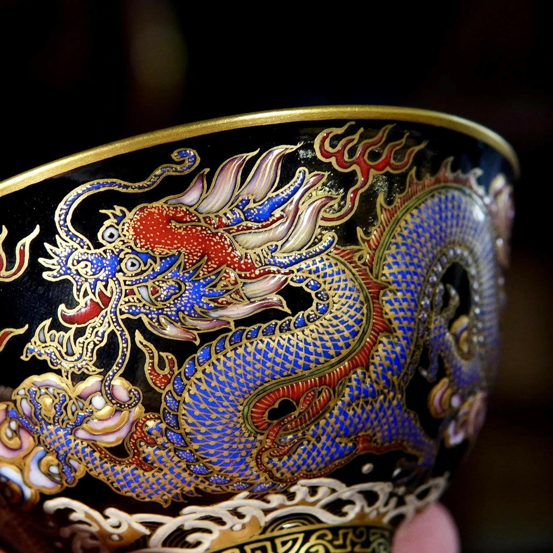 Huan Ying Long Wen - Jing De Zhen Porcelain Gaiwan - zycs_China - tea - teapot