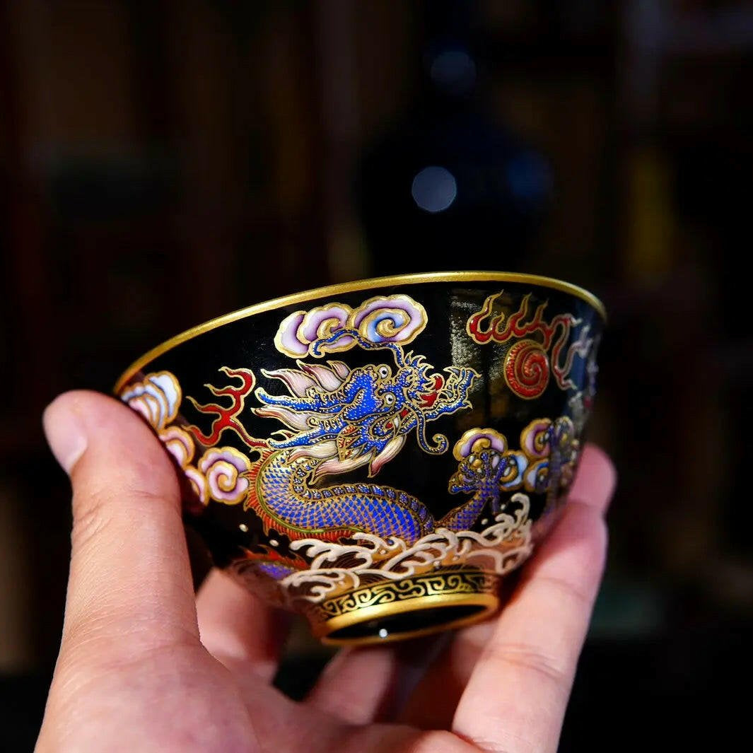 Huan Ying Long Wen - Jing De Zhen Porcelain Gaiwan - zycs_China - tea - teapot