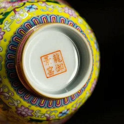 Huang Di Xi Fan Lian - Jing De Zhen Porcelain Gaiwan - zycs_China - tea - teapot