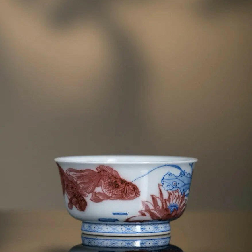 Jin Yu Wo Zu - Jing De Zhen Porcelain Teacup - zycs_China - tea - teapot