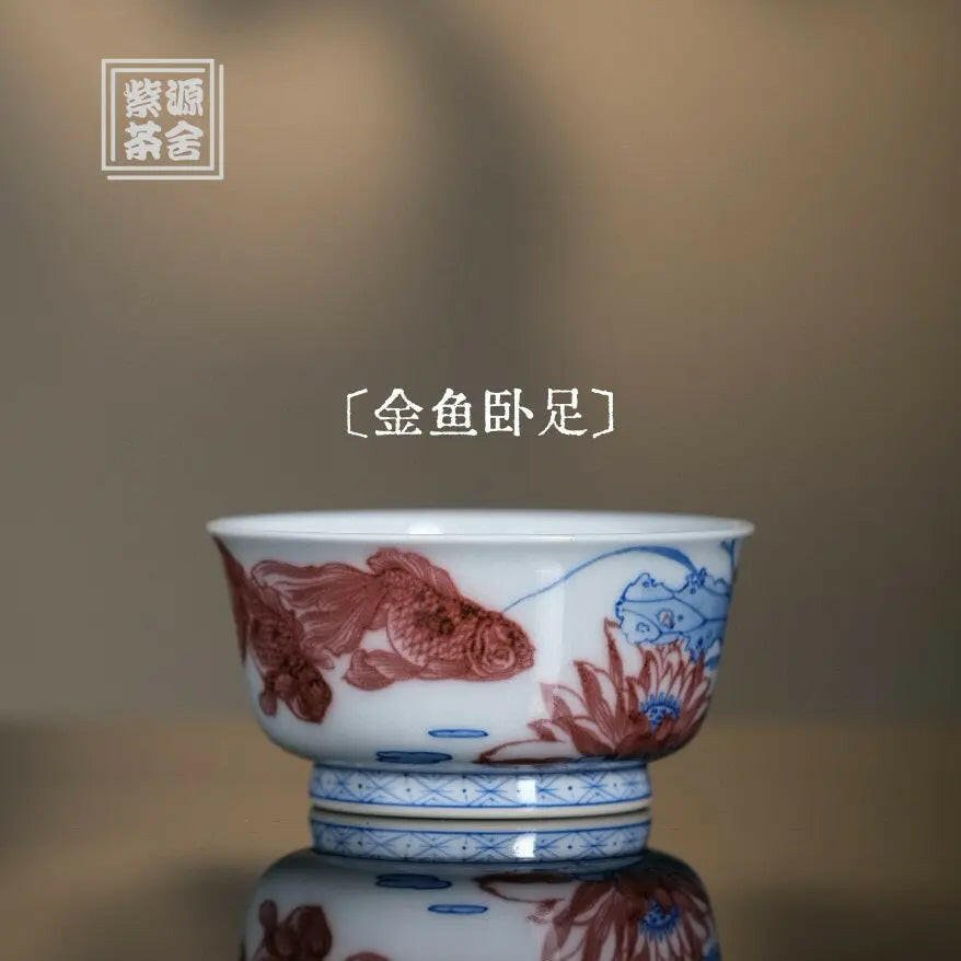 Jin Yu Wo Zu - Jing De Zhen Porcelain Teacup - zycs_China - tea - teapot