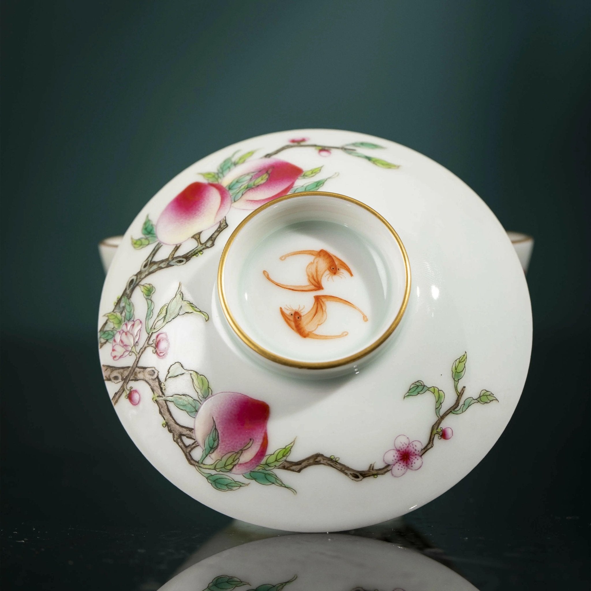 Jiu Tao San Fu - Jing De Zhen Porcelain Gaiwan - zycs_China - tea - teapot